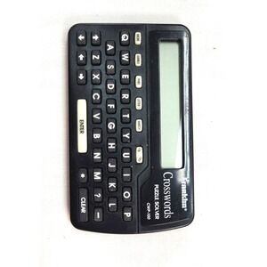 FRANKLIN Crosswords Hand Held Puzzle Solver CWP-100 Tested Working